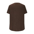 thumbnail image 5 of Maean Womens Plus Size T Shirts V Neck Short Sleeve Basic Loose Tees Knit Summer Tunic Tops XL-5XL, 5 of 7
