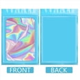 thumbnail image 5 of 200 Piezas Bolsas HolográFicas Resellables, Bolsa de Mylar Una Prueba de Olores con Ventana Transparente para Almacenamiento de Alimentos Recuerdo de Fiesta Negocios, 5 of 5