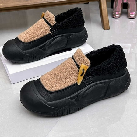 

Women S Shoes Casual Tawop Thick Soled Winter New Casual Student Plus Fleece Thick Soled High Top Cotton Shoes Ladies Cotton Shoes Khaki 37(Us:6)