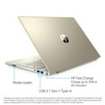 thumbnail image 6 of HP Pavilion 15.6", Intel Core i5, 8GB RAM, 512GB SSB+32GB Optane, Lunar Gold, 6 of 10