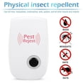 thumbnail image 2 of 4 Pack Ultrasonic Pest Repeller Plug-In Insect Repellent Power Saving Home Indoor And Outdoor Use Pest Inhibitor, 2 of 9