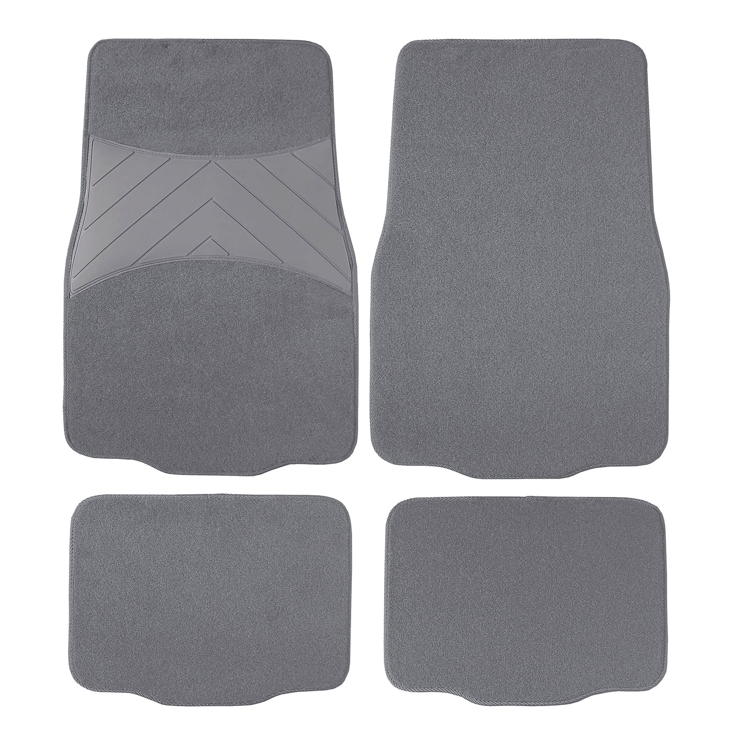 New All Weather FLOOR MATS TRUNK Liner 4pc Universal  SEDAN COUPE Heavy Duty Rug 
