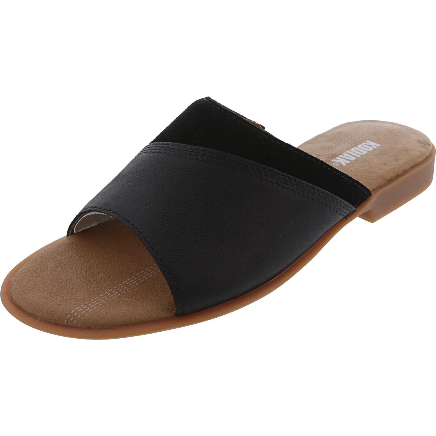 Kodiak Women's Alexi Black Leather Sandal 9 M Walmart Canada