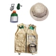 thumbnail image 2 of Kits de explorador para niños, sombrero de chaleco con botella de brújula, juguetes para niños, kits de explorador para niños, regalo de cumpleaños de Estilo A Baoblaze Chaleco de carga, 2 of 8