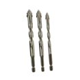 thumbnail image 3 of colaxi 3 Pieces Four Flute Sawtooth Eccentric Skewed Head Eccentric Premium, Hexagon Shank for Brick Tile Wood, 3 of 9
