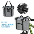 thumbnail image 2 of Tignapoo Aluminum Alloy Bicycle Basket for Mountain Bikes - Quick Release Front Carrier Bag with Pet Compartment, Multiple Colors Available, Adjustable Handlebar Fit, 2 of 6
