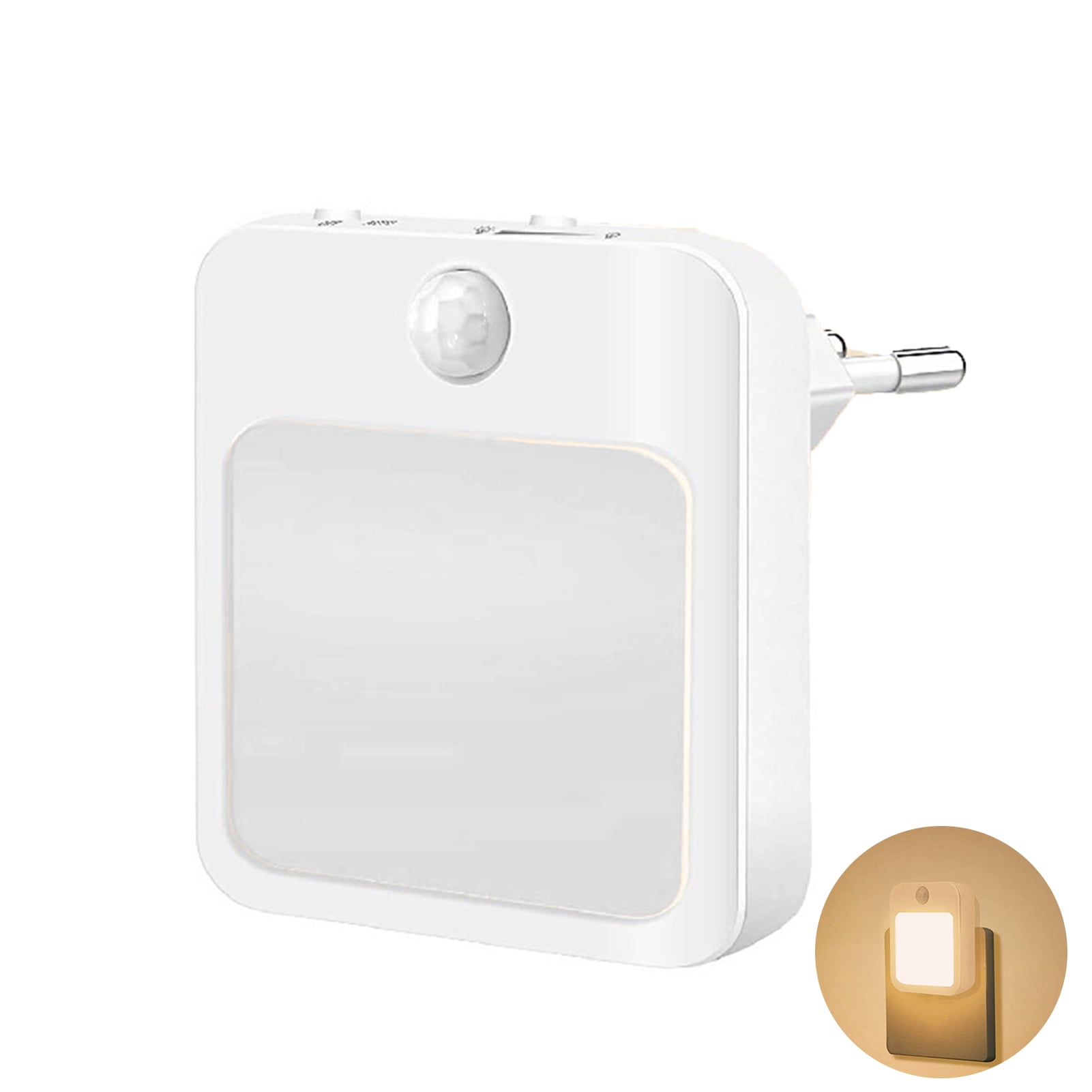 Automatic On/Off LED Night Lamp, Bedside Light, Flicker-Free, Dimmable ...