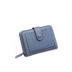 thumbnail image 2 of Sonducket Cartera de cuero plegable para fiesta, monedero portátil para cambio de dinero, para viajes, compras, tarjetero, bolsa, regalo de Carteras Azul, 2 of 6