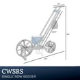 thumbnail image 3 of Charles Walters Equipment CWSRS Single Row Seeder for Sowing a Variety of Garden Seeds, Includes 10 Seed Plates, 3 of 5