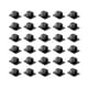 thumbnail image 2 of 30 clips organizadores, sujetacables, clips negros para colocar debajo de escritorios y televisores,, 2 of 9