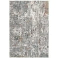 thumbnail image 7 of 2â€™ x 10â€™ Gray and Ivory Abstract Runner Rug, 7 of 7