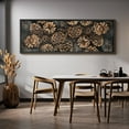 thumbnail image 6 of Large Framed Canvas Print Soft Woodland Rabbit Painting for Nature Lovers Wall Art Decorative Ready to Hang Painting for Living room Bedroom - 60"x20" Black Frame, 6 of 9