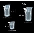 thumbnail image 4 of Cruise Ship Liquor Bags Flask Kit. Runner Alcohol Smuggle Booze Flask Kit, 4 of 4