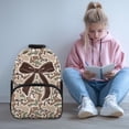 thumbnail image 2 of Yuyamidu Bow Camo Kids Backpack for Girls 4-8, Cute School Backpack with 2 Side Mesh Pouches, Middle & Primary School Bookbag, 2 of 7