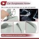 thumbnail image 5 of Estuche para gafas de sol para coche Unique Bargains con soporte magnético universal para visera de sol, ante beige 20.5x7.5cm 1 Pcs, 5 of 7