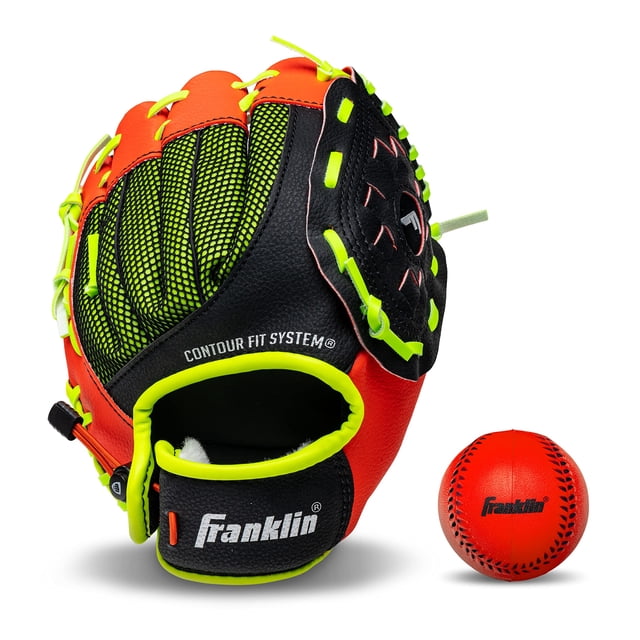 Guante de béisbol Franklin Sports NeoGrip Kids Red 9.0
