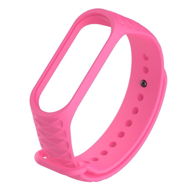 Injueey 13 colores para 3 TPU Correa colorida Reemplazo de Reloj deportivo inteligente Muñequera Relojes inteligentes Rosa roja mi banda 3