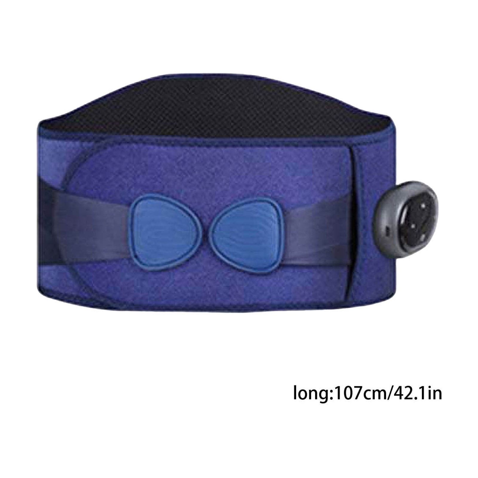 Msgweeeg Rechargeable Fever Massage Waist Belt with Heating Function, Adjustable Temperature Controller, Red Light , and Ergonomic for Lumbar Support and Warmth for Back Pain Relief