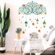 thumbnail image 2 of Pegatinas de Pared Eid 2 unids/set YONGSHENG Vintage Flor Vid Estrellas Linterna, 2 of 5