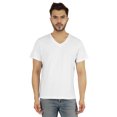thumbnail image 1 of Inkmeso T-Shirt de Base à Col en V pour Homme, Manches Courtes, Uni, Coupe Régulière, en Coton, 1 of 7