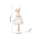thumbnail image 3 of Easter Bunny Hanging Ornament – Colorful Macaron Bunny Figurine with Skirt for Tabletop or Wall Decor, Spring Easter Decoration for Baby Shower, Tea Party, Home Display, 3 of 5
