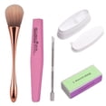 thumbnail image 1 of 5PCS Dipping Powder Tool Kit with Dip Powder Tray Nail Duster Brush 4-Sided Nail Buffer, 1 of 8