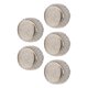 thumbnail image 3 of Piezas de corona de reloj, Kit de herramientas de reparación de reloj de pulsera plateado, duradero, resistente, ligero, práctico, 5 uds., 4mm/0,16 pulgadas, 3 of 10
