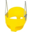 Yellow Highback Bucket Swing Seat - Full Enclosed Toddler Swing For Ages 2-5