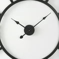 thumbnail image 4 of Mercana Stoke 42L X 2.0W X 42H Black Iron Round Wall Clock, 4 of 8