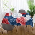 thumbnail image 6 of BZSMCE Square Tablecloth Simple Blossom Pattern Pattern Tableclothes, 6 of 9