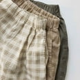 thumbnail image 4 of MEZZALL Child Toddler Boys Girls Casual Pants Summer Holiday Plaid Shorts Soft Baby Wear, 4 of 5