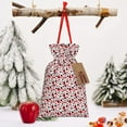 thumbnail image 6 of Fuzoiu Ladybugs 2 Print Christmas Gift Bag,Burlap Gift Bag with Drawstring Closure & Hang Tag,Perfect for Holidays, Birthdays, and Special Occasions-Small, 6 of 7