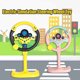 thumbnail image 4 of Volante de juguete para niños, volante eléctrico de simulación de educación temprana para niños, juguete con luces y música, 4 of 9