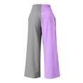 thumbnail image 5 of Edvintorg Sweatpants for Women Loose Fit Fashion Wide Leg Pants Women Summer Casual Elastic Waist Printing Trousers Pants Gray S, 5 of 5