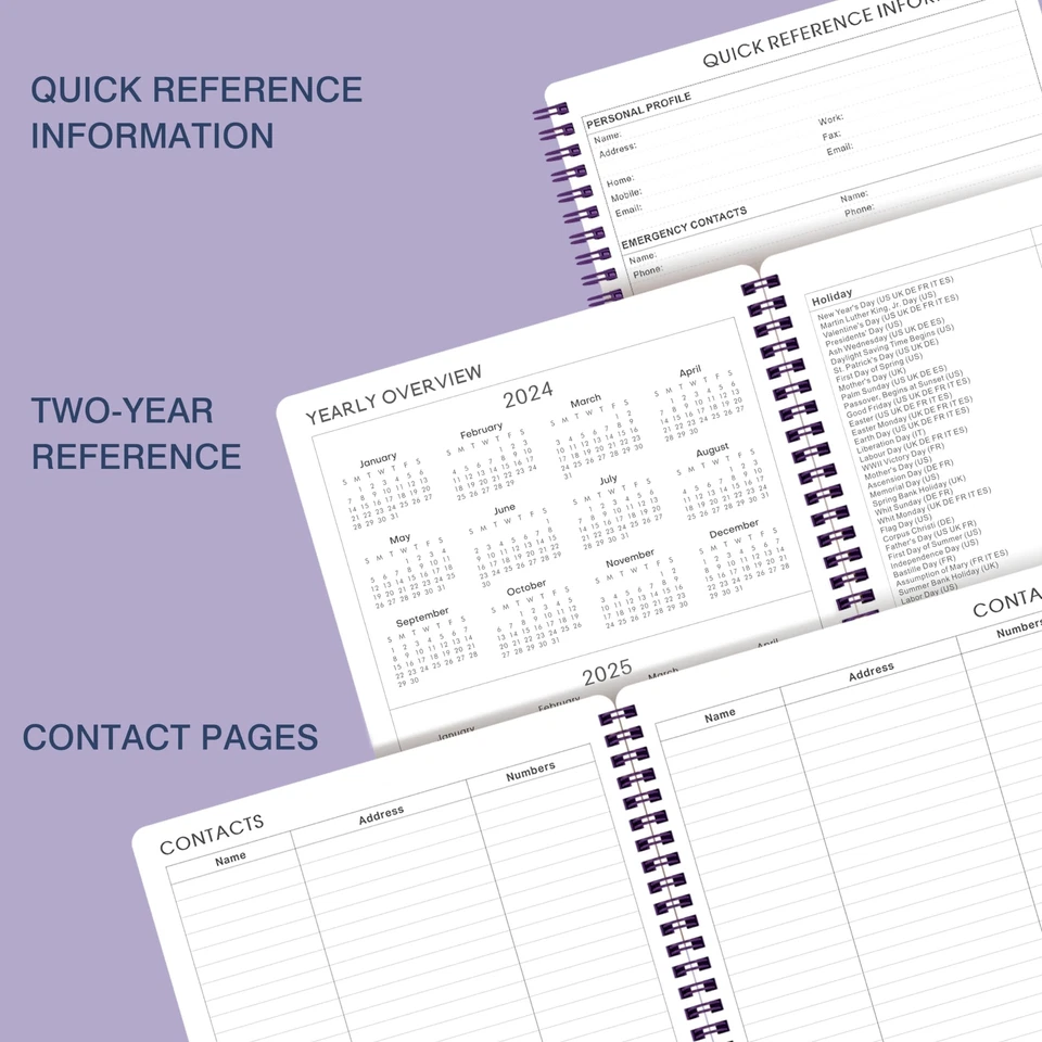 Planner 2024-2025 - Jul. 2024 - Jun. 2025, 8" X 10", 2024-2025 Academic Plann...
