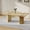 Wild oak, variant on Gaderth Oval Dining Table, 70.8 Inch Farmhouse Wood Dinner Table with Semi-Cylindrical Legs, Oval Kitchen Table with Semi-Cylindrical Legs Base for Kitchen Dining Room Living Room