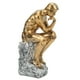 thumbnail image 5 of Estatua del pensador Estilo retro Líneas energéticas Estable Antideslizante Durable Resina Estatua del hombre pensante para el dormitorio de la oficina en casa, 5 of 12