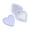 C, variant on D Mini Foldable Hair Brush With Mirror Heart Design Travel