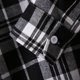 thumbnail image 2 of Camisas De Sport Para Hombre Camisa de manga larga con solapa de hebilla a rayas casual para hombre Blusa superior (Black, L), 2 of 7