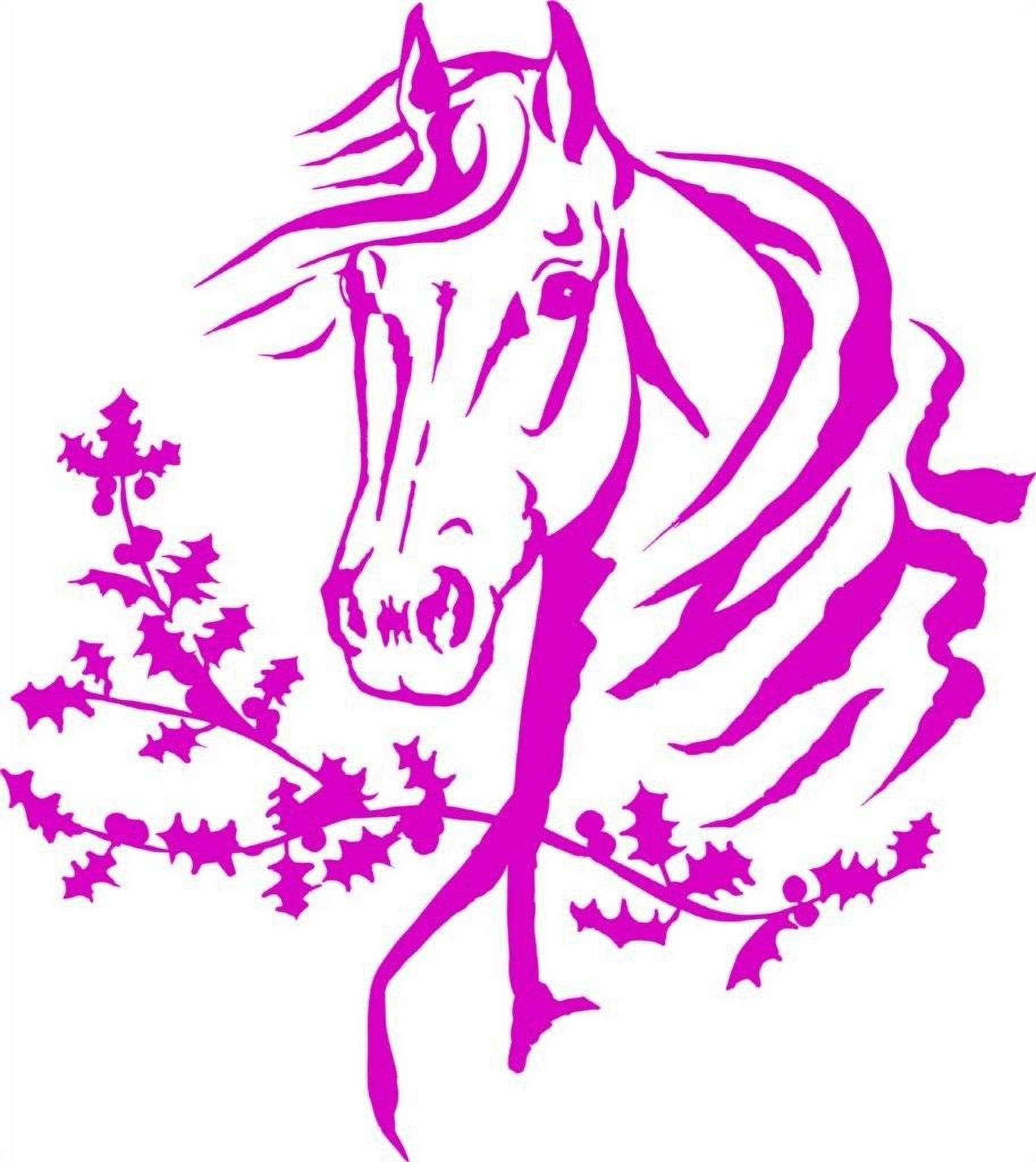 Horse Head Design Kids Boys Bed Room Picture Art Peel Stick Vinyl Horse Head Design Kids Boys Bed Room Picture Art Peel Stick Vinyl
