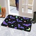 thumbnail image 5 of Pumpkin Skull Bat Spider Door Mat,Non-Slip Doormat Halloween Indoor Outdoor 17x30 Inch Switch Rug for Kitchen Nursery Floor Entryway Rug, 5 of 6