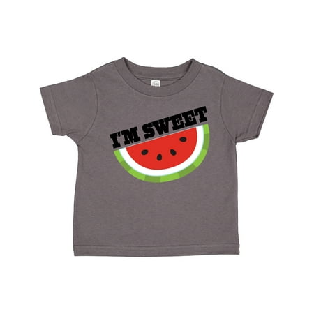 

Inktastic I m Sweet Watermelon Gift Toddler Boy or Toddler Girl T-Shirt