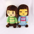 thumbnail image 6 of 2pcs Frisk and Chara Plush - 8" Undertale Plush Stuffed Animal Doll Toy for Boy Girl, 6 of 6