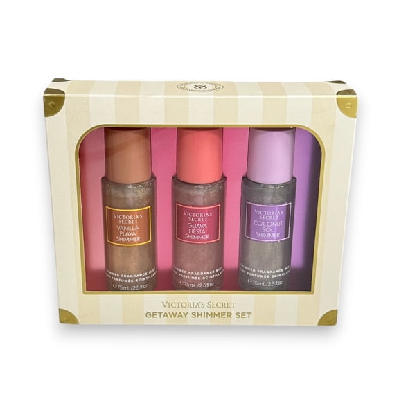 Victoria's Secret Getaway Shimmer Mist 3 Piece Set