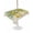Beige, variant on Outdoor Tablecloth with Umbrella Hole for Patio/Picnic/Party/Camping, Summer Lemon Waterproof Table Cloth Rectangle Table Cover Washable, Yellow Green Botanical Rustic Floral (60"x 102")