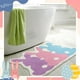 thumbnail image 5 of Alfombrilla de Baño de Pascua, Diseño de Conejito y Corazón, Microfibra Suave y Cómoda, Base Antideslizante, Absorbente E Impermeable, Ideal para Baño, Sala de Estar y Decoración Navideña. Tamaño: 50, 5 of 5