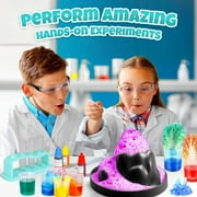 Huge Wave Science Kits for Kids Age 8-12, 14 Science Experiments for Kids 9-12, Education Volcano Science Kit,Christmas Gifts Chemistry Lab Scientific Tools, Chemistry Set for Kids 5-10 8-12