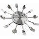 thumbnail image 4 of Kitchen Wall Clock, 3D Removable Modern Creative Cutlery Kitchen Spoon Fork Wall Clock Mirror Wall Decal Wall Sticker Room Home Decoration, 4 of 4