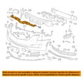 thumbnail image 3 of For 13-18 ATS Front Bumper Retainer Mounting Brace Support GM1041131 22939891, 3 of 5