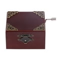 thumbnail image 2 of 1Pc Beech Wood Miniature Classical 8 Note Hand Crank Music Box Musical Toys (For Alice), 2 of 11
